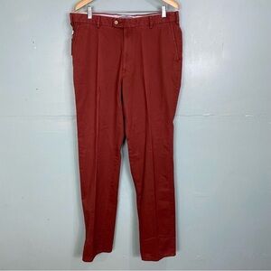 Peter‎ Millar Raleigh Washed Cotton Twill Pant Foliage Pants Sz 36